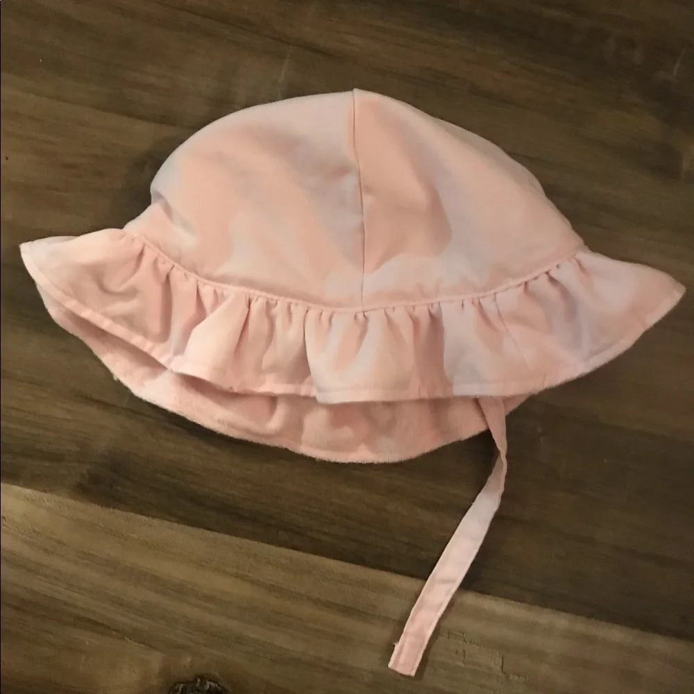 NWT Reversible Sun Hat | Terry Cloth | Baby Pink Bubblegum Bucket  | Old Navy